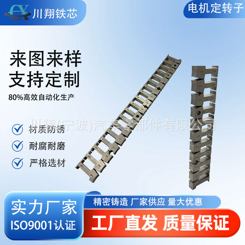 超低损耗电机铁芯 真空退火处理 磁路优化涡流损耗小