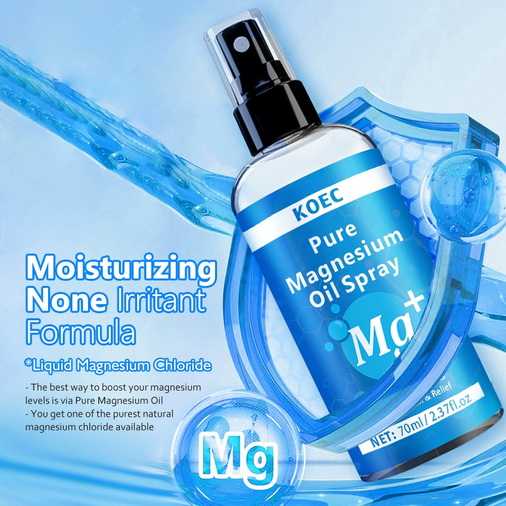 KOEC magnesium oil spray muscle soothing pure magnesium body spray Magnesium oiil spray cross -border explosion