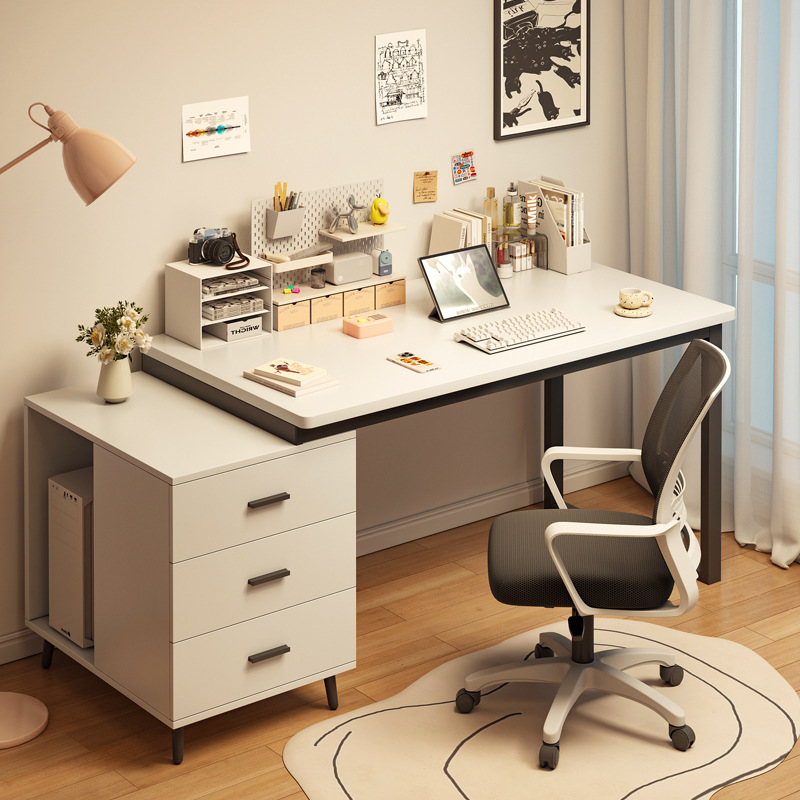 Desk Home Computer Desk Girl's Bedroom Dressing Table Retractable Desk for Small Apartment Adult Workbench Table
