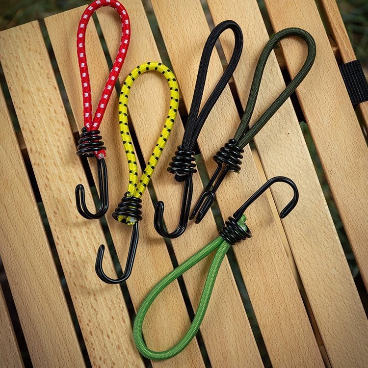 Открытый кемпинг палатка эластичная веревочная пряжка 6MM фиксированная связка эластичная веревка крюк для кемпинга