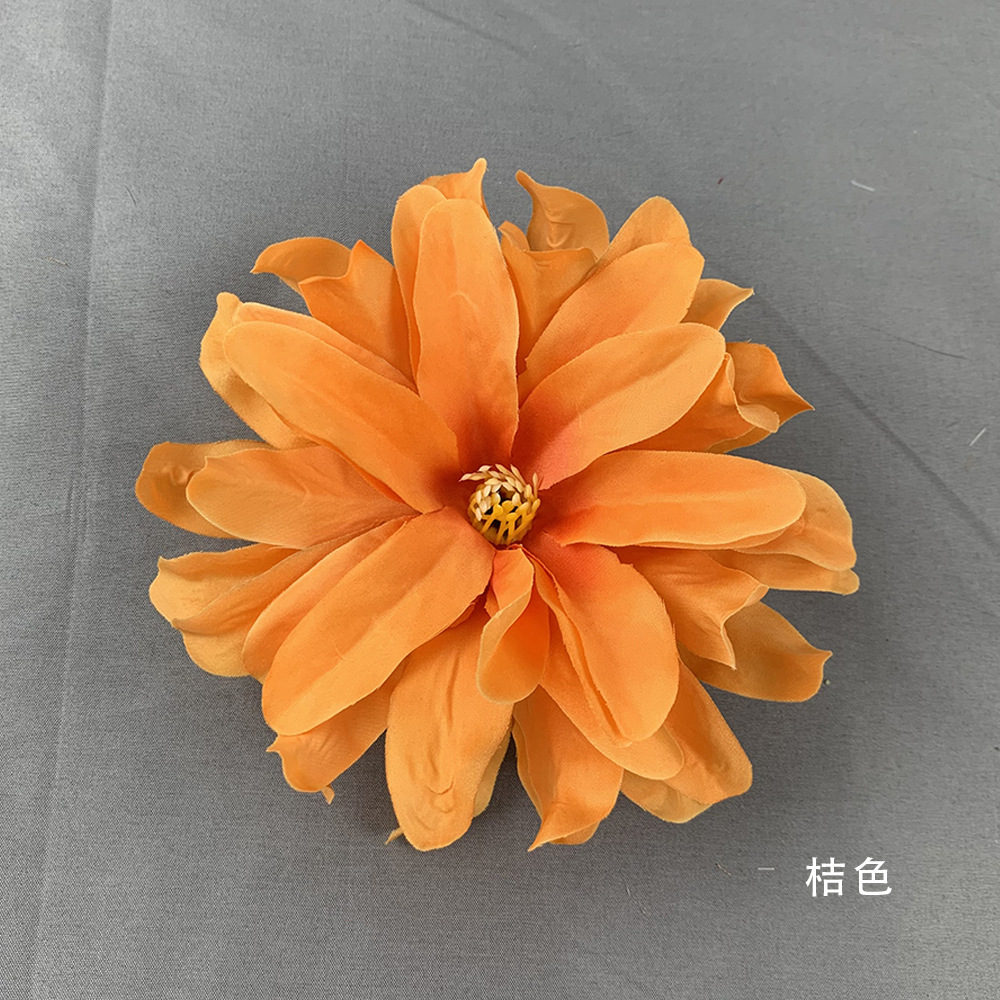 Simulación de flores de orquídea 14cm diámetro de orquídea violeta material de lámpara de flores DIY flor de pared flor de flores falsas flores