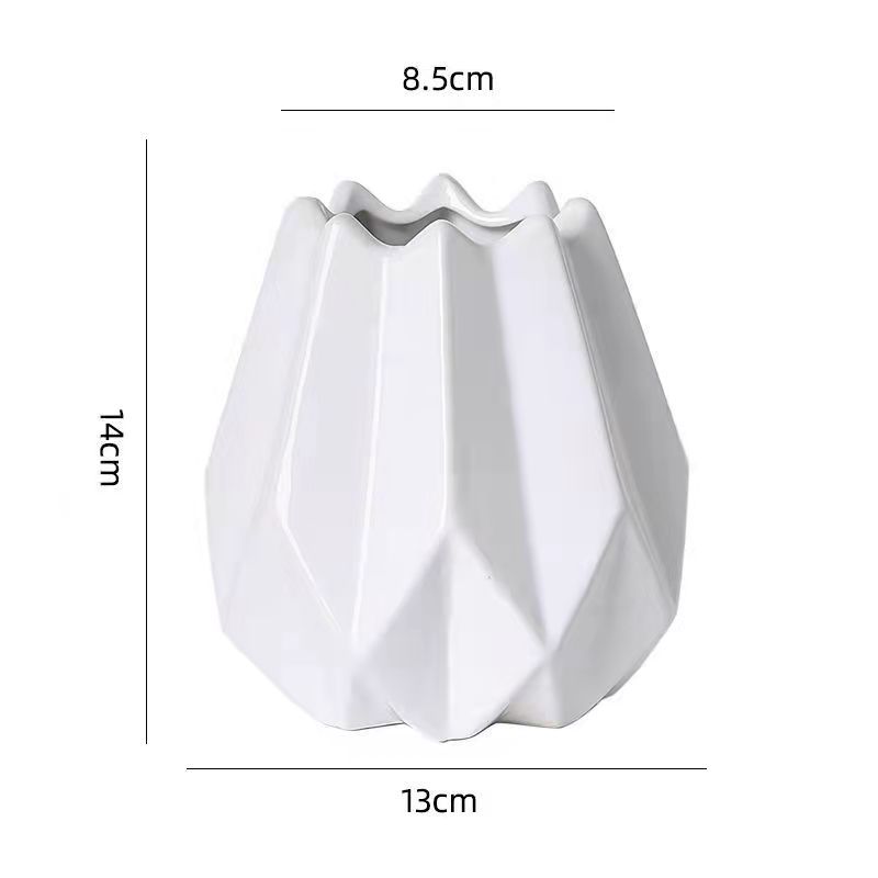 Jarrón plegable (blanco)