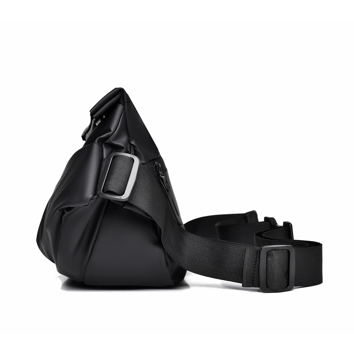 Cross-border Expandable Fashion Men's Motor Bag 2023 New Waterproof Ultra Light Chest Bag Magnetic Buckle Multi-compartment Waist Bag