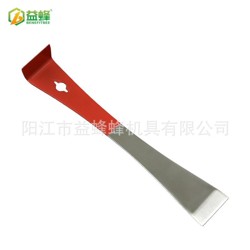 养蜂工具蜂具蜂箱批发不锈钢弯尾半漆起刮刀农用五金工具厂家直销