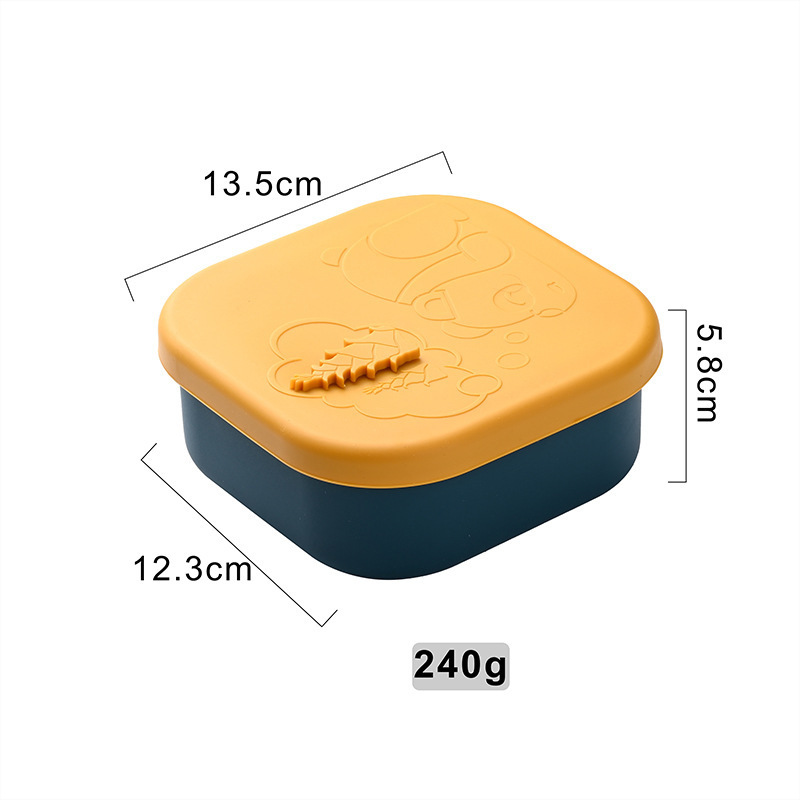 シリコンランチボックス電子レンジコンパートメント加熱ランチボックス食品保存ボックスポータブル断熱ボックス屋外ランチボックス在庫あり|undefined