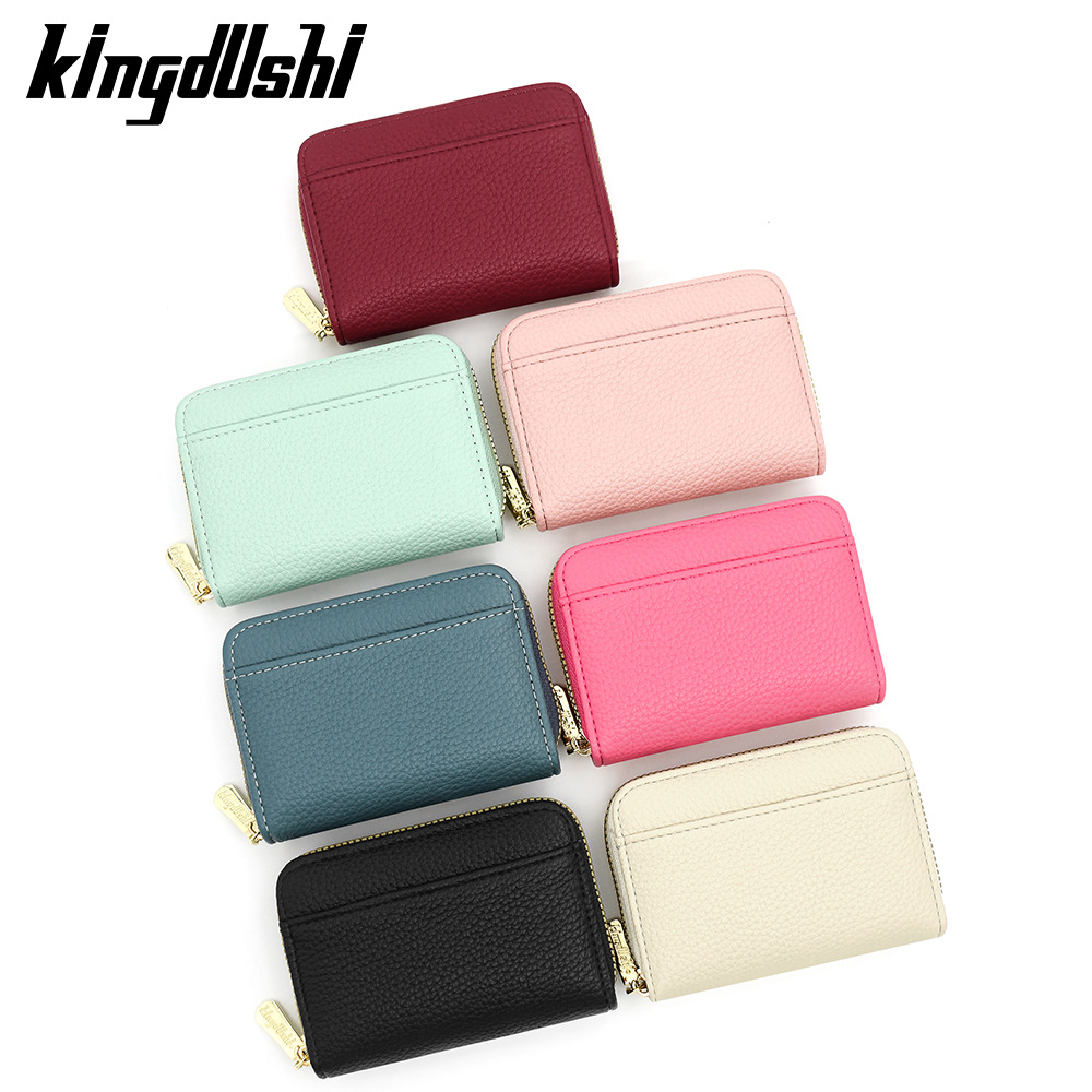 Nuevo paquete de tarjetas de gran capacidad de textura PU bolsa de cambio bolsa de tarjetas de regalo de cita para el gabinete de órgano