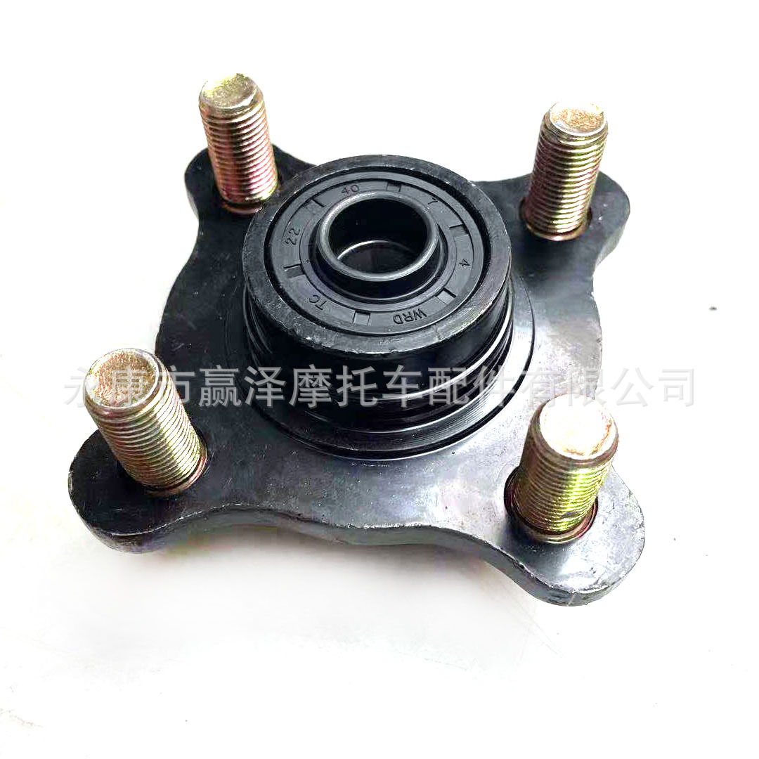 Four-wheel off-road motorcycle, go-kart, ATV front wheel disc brake, fork knuckle flange with diagonal 10-hole spacing