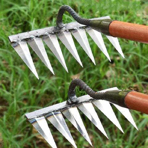 Weeding Rake Farm Tool 锄头除草耙子农具锄草锄根耙子翻地松土