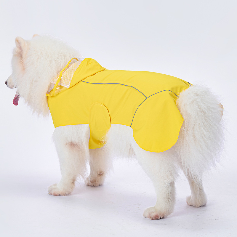 犬クロスボーダー反射ペットレインコート大型犬アウトドア防水犬突撃服柴犬金毛服現物|undefined
