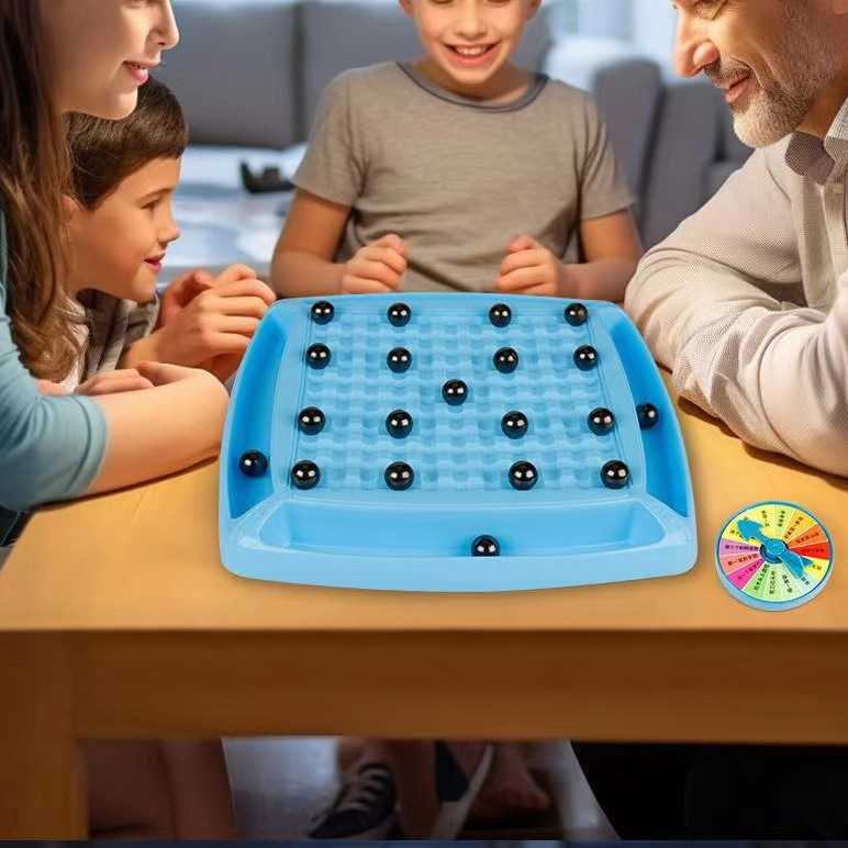 Tiktok misma batalla magnética ajedrez trueno inducción juguete cerebro pensamiento entrenamiento niños escritorio Juego Ajedrez magnético