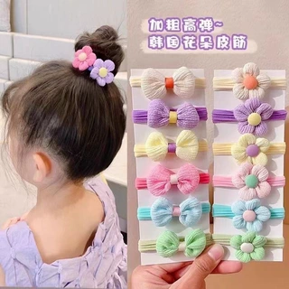 毛巾圈儿童发绳不伤发扎头绳女童弹性好发圈头饰女孩扎马尾橡皮筋