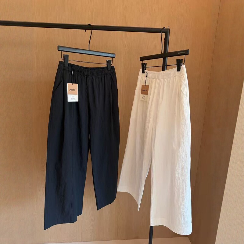 Bh7488 Women's Cotton Straight-Leg Pants with 3D Tailoring, Slimming, Versatile, Cool, Smooth, Soft, Comfortable, Breathable, Everyday Wear Bh7488 Women's Cotton Straight-Leg Pants with 3D Tailoring, Slimming, Versatile, Cool, Smooth, Soft, Comfortable, Breathable, Everyday Wear