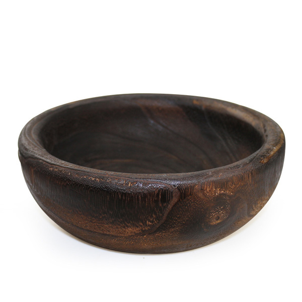 Wabi-sabi style Chinese wooden fruit plate
