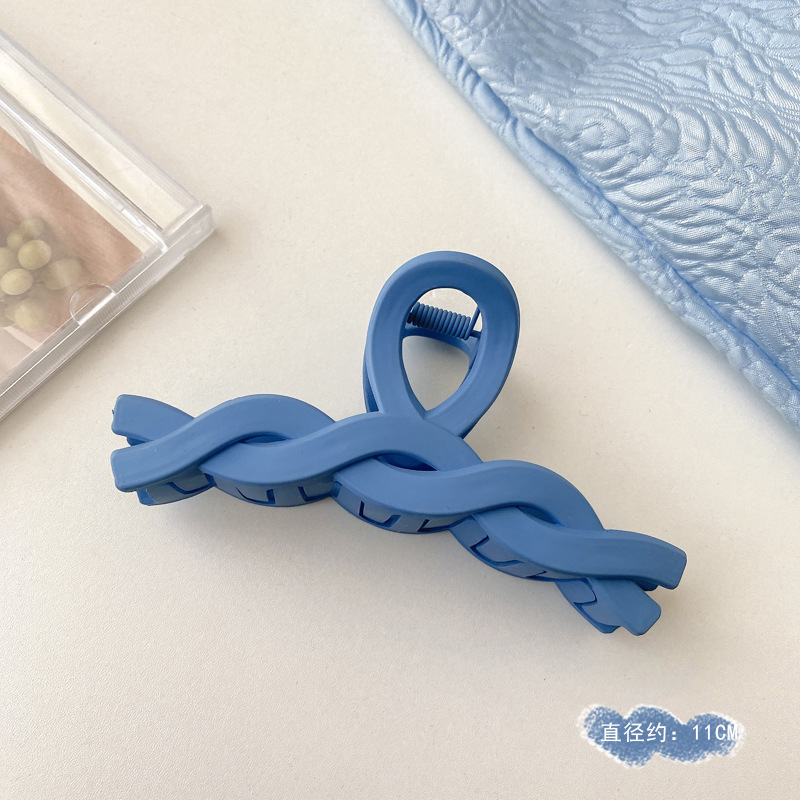 Clip de garra grande Placa de horquilla de acrílico horquilla hembra elegante temperamento tiburón clip tocado clip de Cabeza trasera horquilla