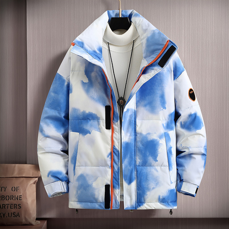 Men's Clothing thick stand collar winter jacket teenagers couple trend_voghion.com