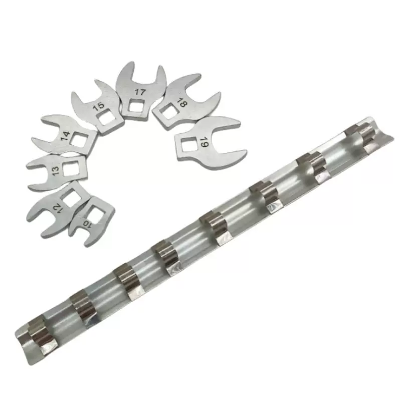 源头工厂现货3/8寸可换头活动开口头扳手L型扳手牛角开口两用