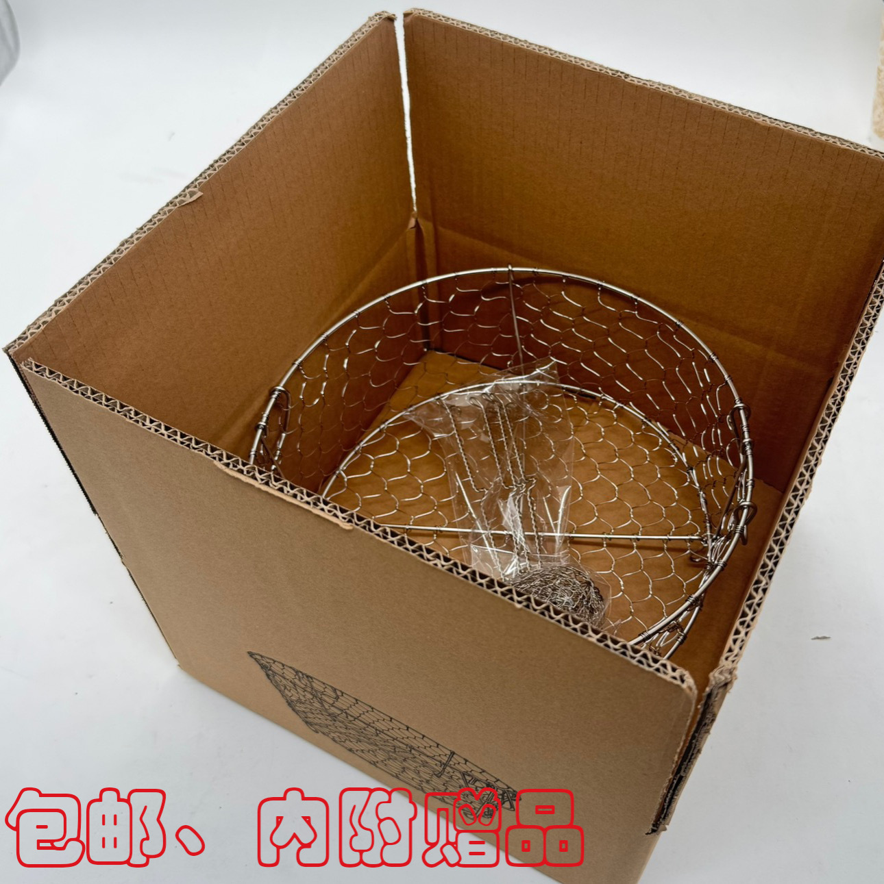 純粋な手作りの日本式ステンレス製の水たまりの食器の収納かご