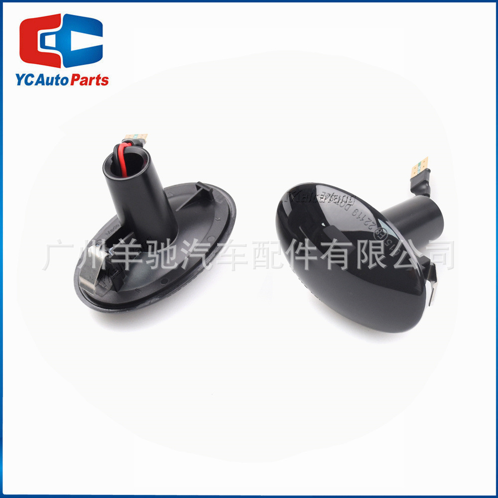 Adecuado para BMW Mini Cooper R55 guardabarros luz LED luz amarilla luz lateral de dirección de agua que fluye