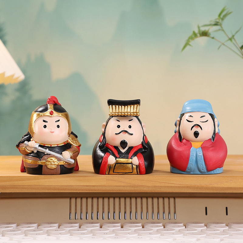 (2개) 한나라 수지 장식품 복고풍 여행 장식 소형 장식품 뤄양 장안 문화 및 창의적 주변 기념품 선물