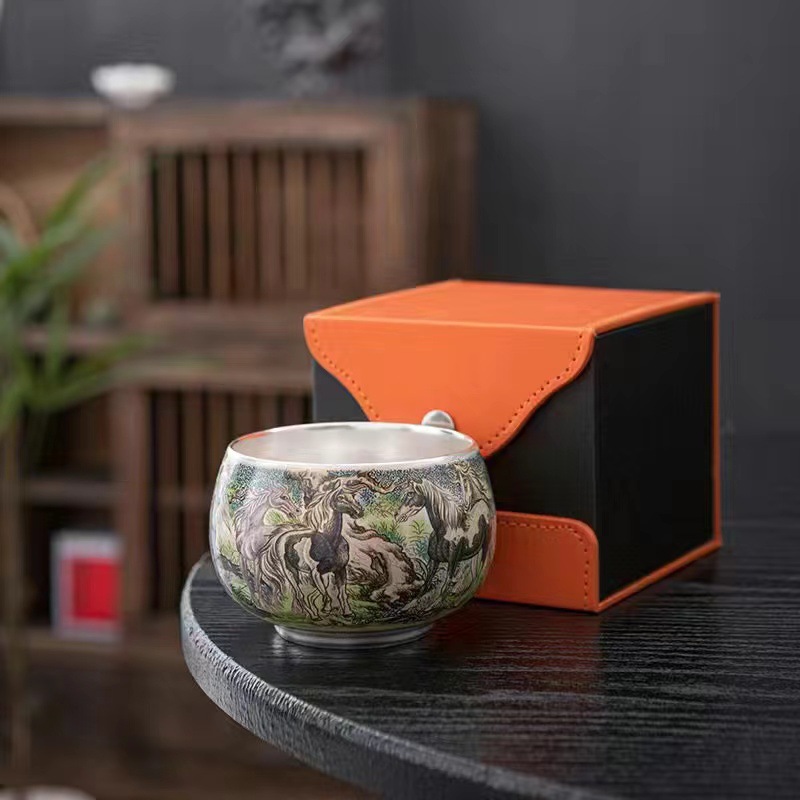 모든 금박 실버 스타일 3개 + 선물 상자