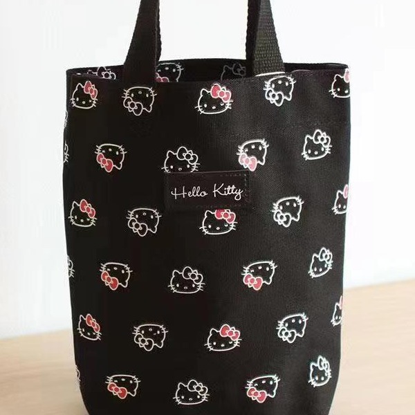 Bolsa de mano portátil de oficina transfronteriza, bolsa de lona, lindo tipo de cubo, bolsa de cubo portátil, bolsa de mano de Baoma