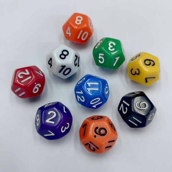 digital acrylic dice