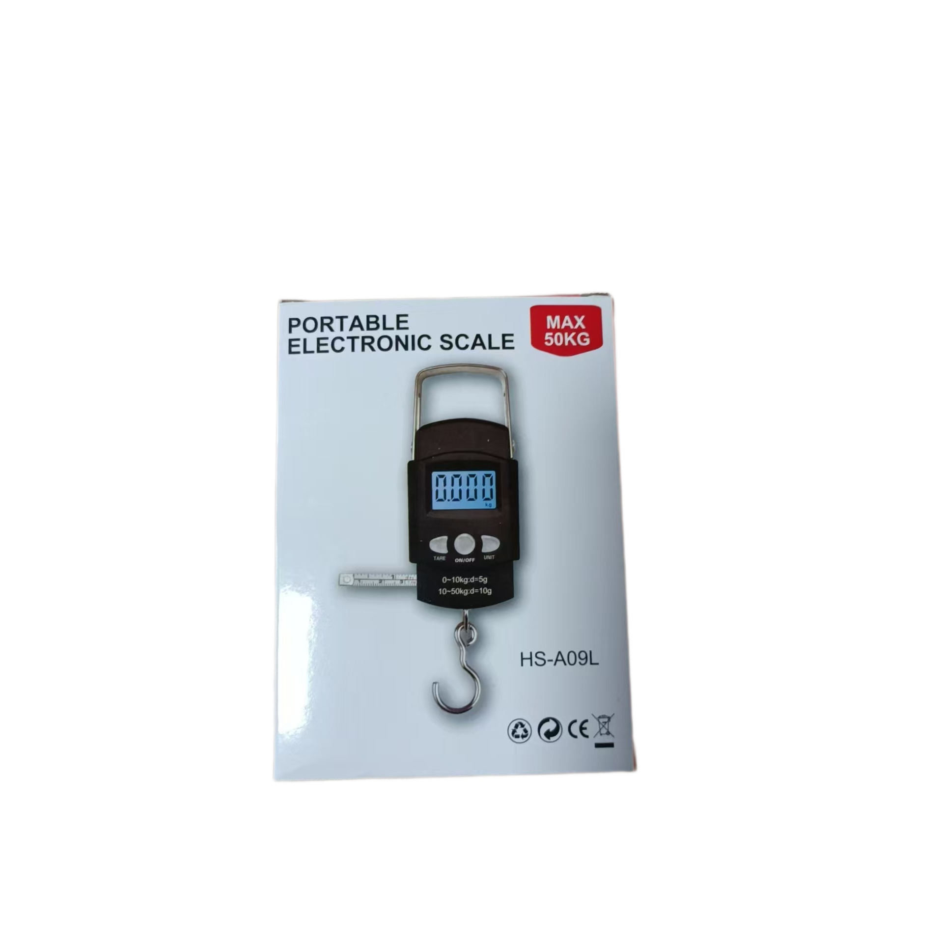 2025 comercio exterior equipaje gancho escala con cinta de medición escala expreso portátil para comprar verduras escala electrónica 50kg