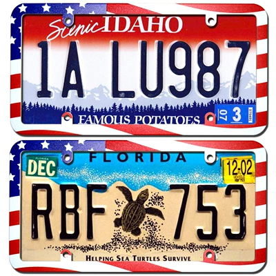 Standard Car License: Qìchē License plate holder/license plate holder