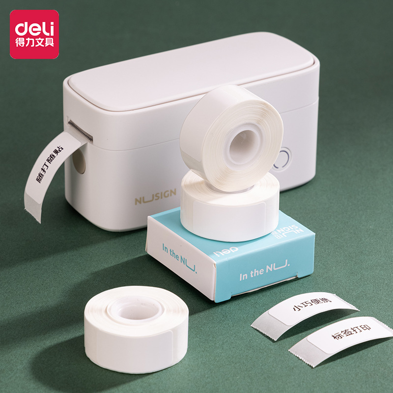 Deli Newse Qh11Qh12Qh13 Thermal Self-Adhesive Label Paper Q1Q2Q1A Handheld Printer Consumables