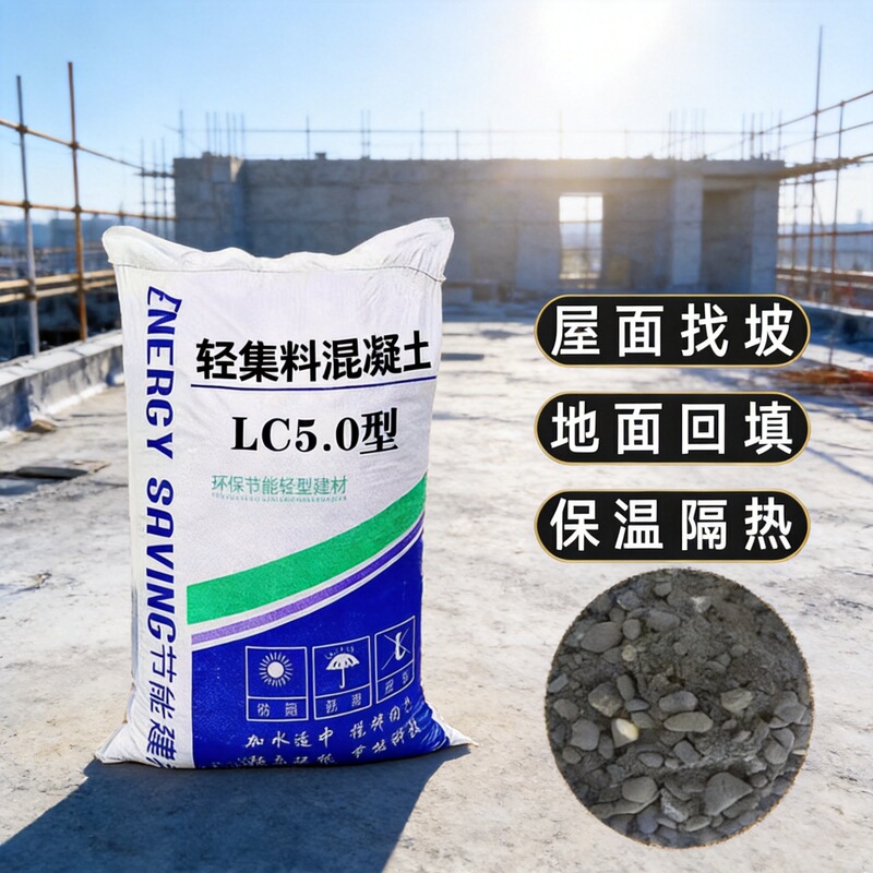 Lightweight aggregate concrete LC5.0 type, LC7.5 type, lightweight aggregate A type, B type slope-compensation cushioning backfill material concrete Lightweight aggregate concrete LC5.0 type, LC7.5 type, lightweight aggregate A type, B type slope-compensation cushioning backfill material concrete