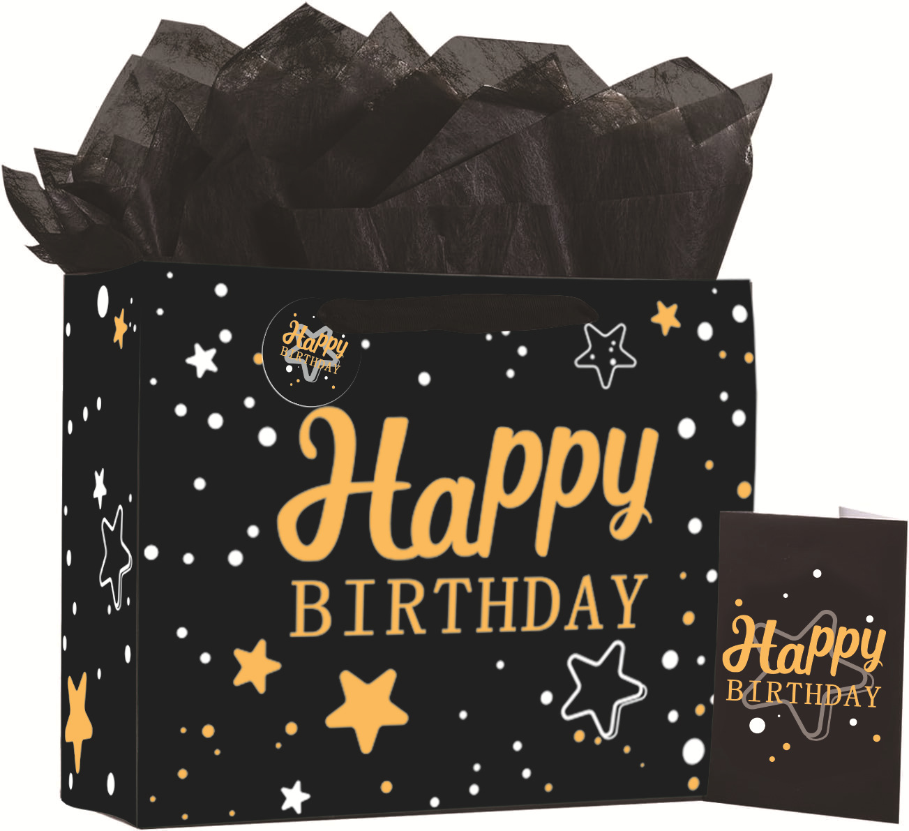 H 스타일 생일 축하해, 흰색 판지, 33 길이 x 12 너비 x 26 높이 CM