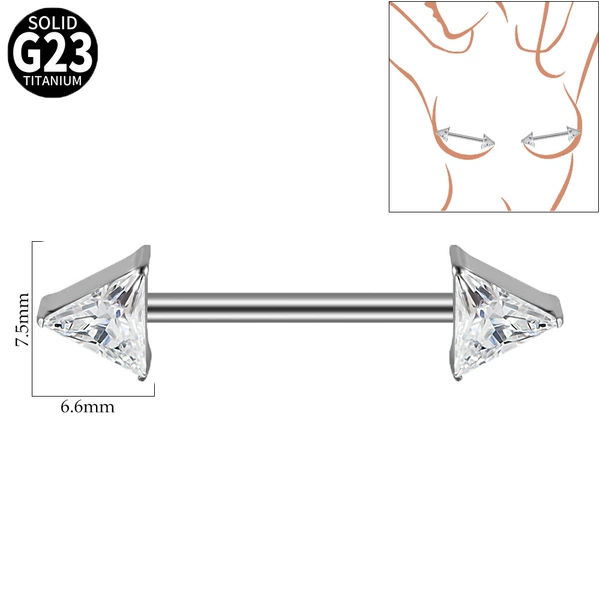 With zircon, white, steel