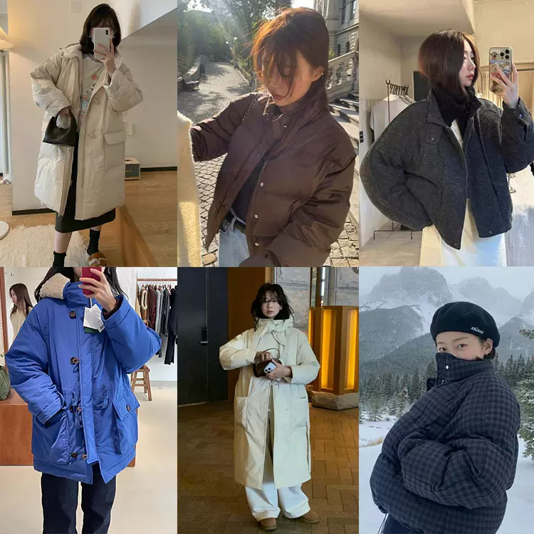 【现货秒发非质量问题不退换】韩国东大门清仓捡漏合集羽绒服外套