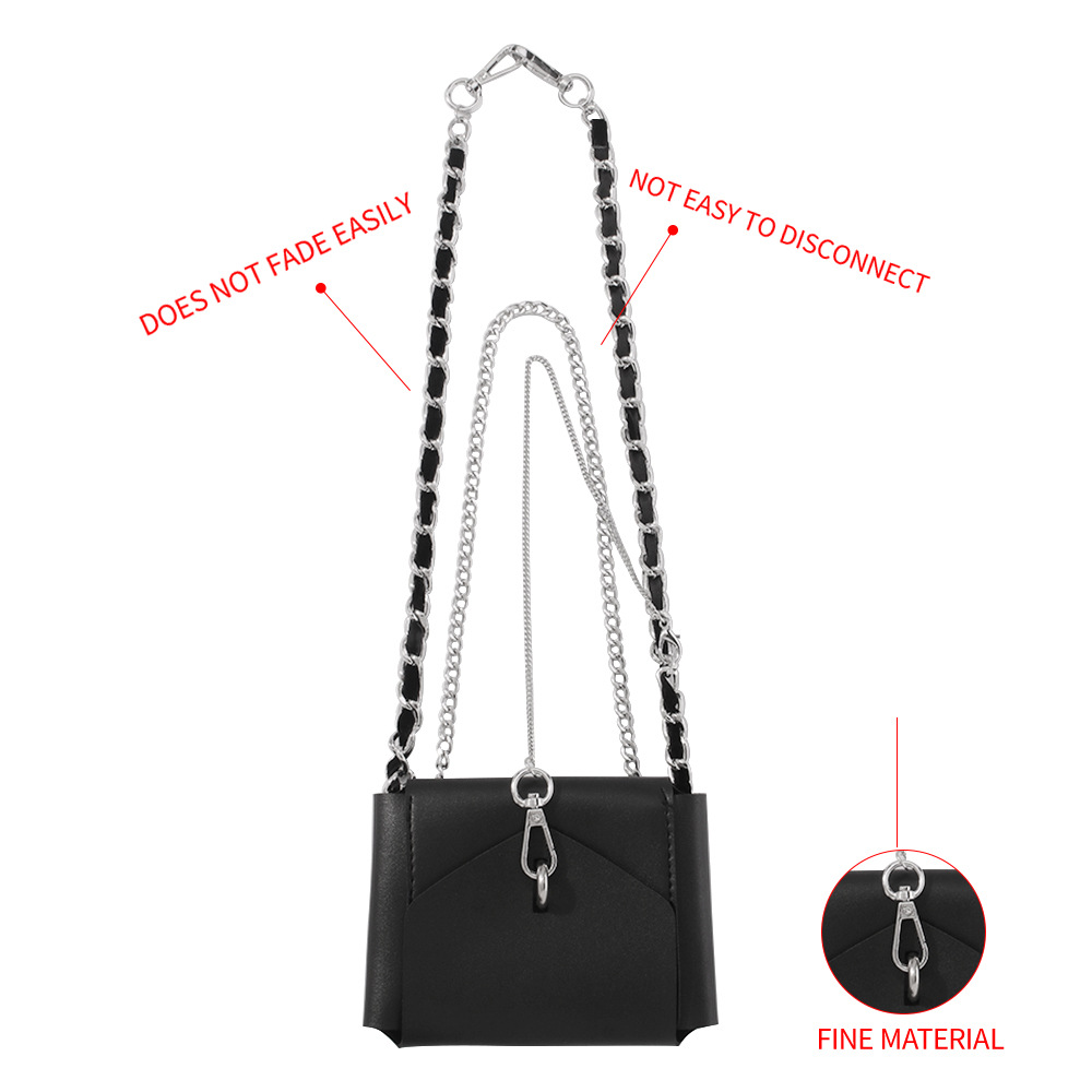 Cross-border Simple Fashion Pu Chain Western French Retro Waist Bag display picture 4