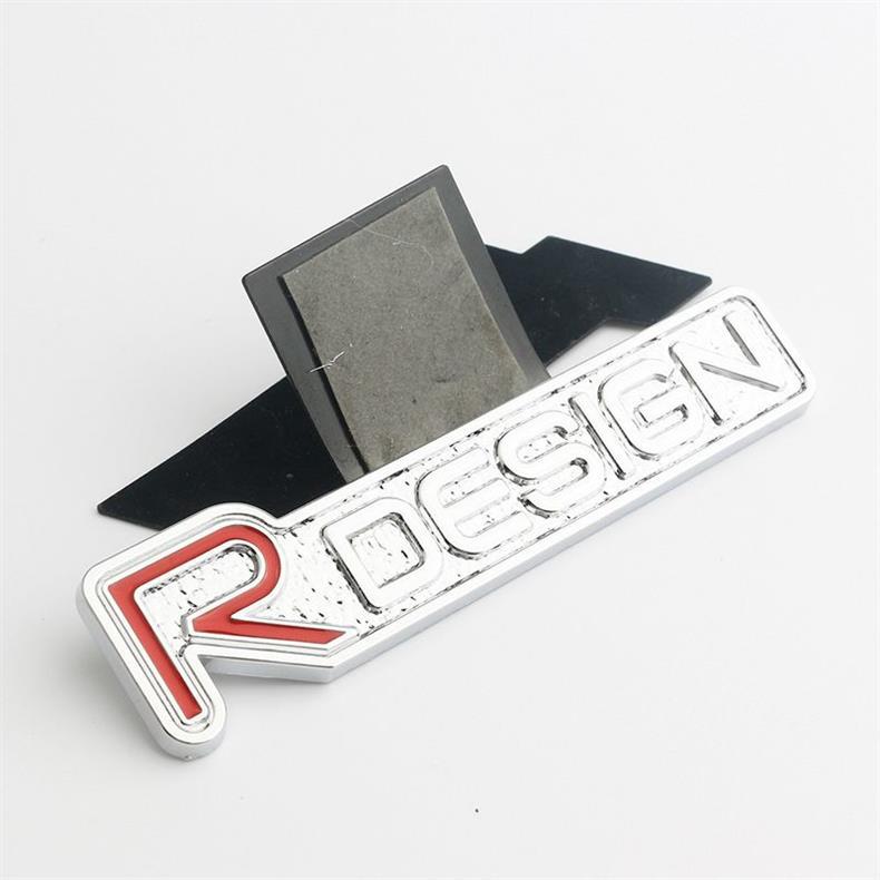 RDESIGN 3D three-dimensional metal car emblem sticker is suitable for Volvo S60L V40 V60 modified car emblems