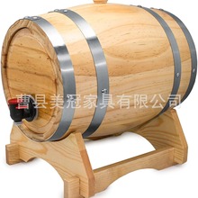 跨境酒桶木制酒桶批发橡木酒桶橡木1.5L啤酒桶啤酒桶木质酒桶