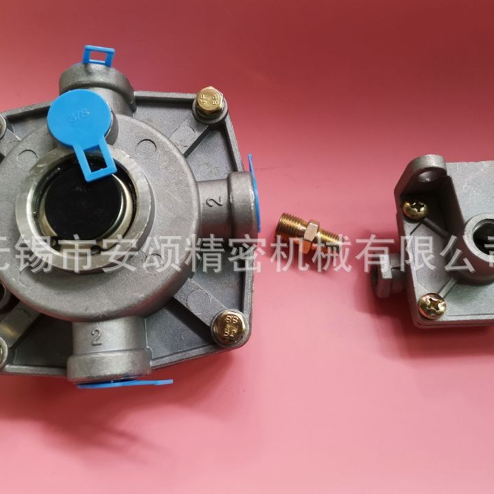 电瓶车机头气缸连接件继动阀刹车手柄阀三通阀 快排阀 K23JK-15TW