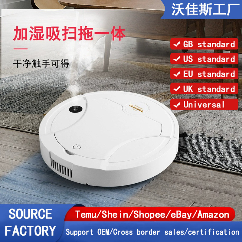 Cross-Border Intelligent Sweeping Machine Household Sweeping, Suction, Mopping, Spray Humidifier, Small Household Appliances, Vacuum Cleaner, Gift Factory Wholesale Cross-Border Intelligent Sweeping Machine Household Sweeping, Suction, Mopping, Spray Humidifier, Small Household Appliances, Vacuum Cleaner, Gift Factory Wholesale