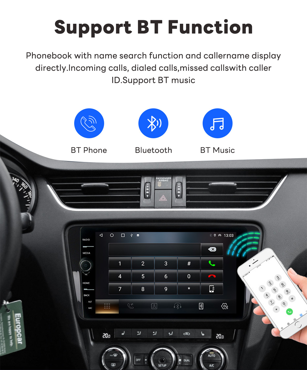 Cross-Border 7/9/ 10inch Android Universal Car Navigation Central Control All-In-One Player Carplay Car Navigation