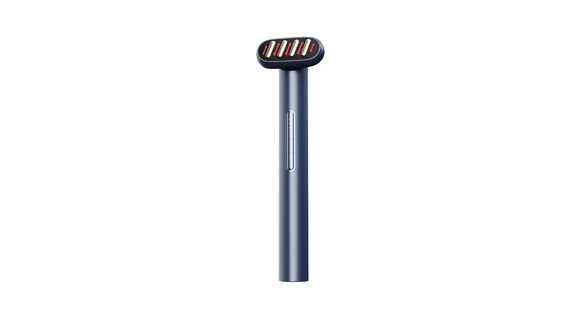 Instrumento Oftalmológico Leze 360 ° Dispositivo de belleza masajeador giratorio con luz roja vibrante EMS para rejuvenecimiento y reafirmación de la piel.