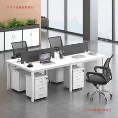 オフィスデスク シンプルスクリーン ワークステーション オフィスデスクと椅子の組み合わせ 2人用 4人用 6人用 コンピューターデスク 従業員オフィス家具 スタッフデスク
