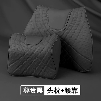 Lumbar Support, Waist support - clean-version-f-type-noble-black-1-headrest-lumbar-support-each