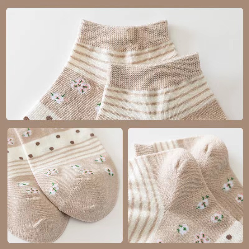 Calcetines de mujer primavera y verano, nuevas calcetines de mujer delgadas, calcetines de barco poco profundos, calcetines de mujer lindos, rosa, calcetines de calcetines de mujer.