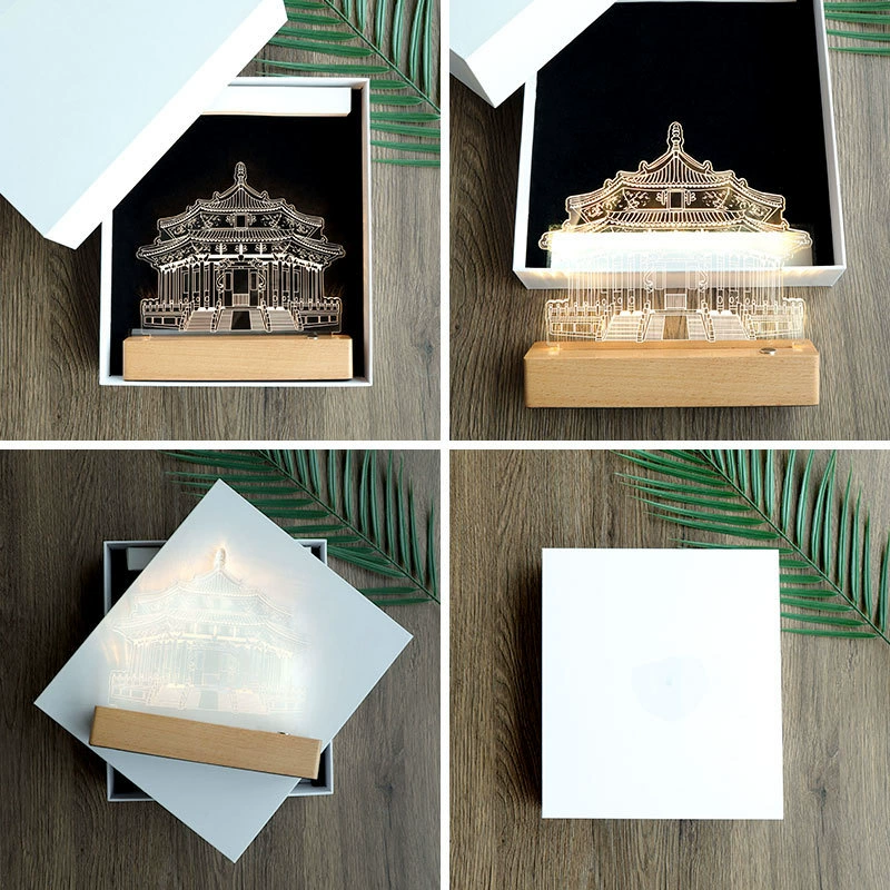 Creative night light, commemorative lights, Birthday gift, 3D