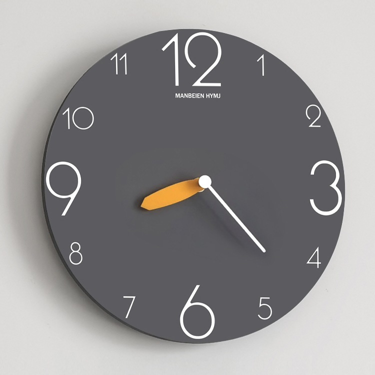 钟表挂钟客厅家用时尚免打孔现代时钟挂墙石英钟艺术简约新款座钟
