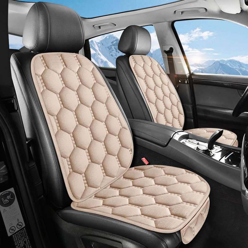 Winter Short Plush Car Seat Cushion Universal Seat Cushion Cross-Border E-Commerce Hot-Selling Single-Piece Seat Cushion Full Car Seat Cover Five Seats