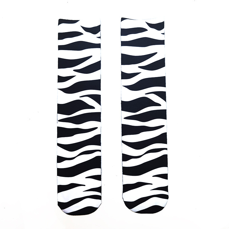 Tiktok popular 3D animal calcetines Impresión digital simulación calcetines gato y perro diversión divertida personalidad niños adultos al por mayor