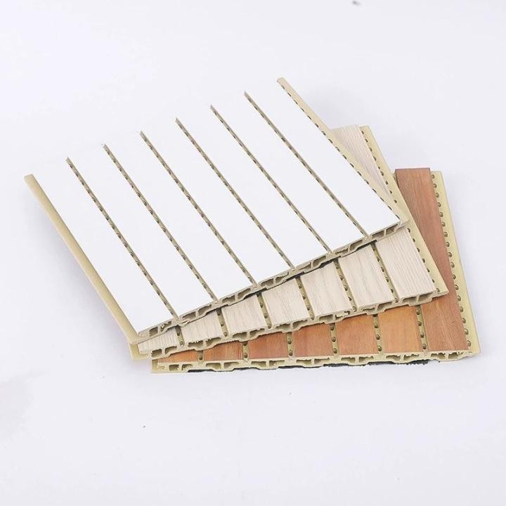 Tablero de absorción acústica de fibra de madera de bambú Tablero de decoración de pared Tablero de absorción acústica Tablero de aislamiento acústico de fibra de poliéster Tablero de absorción acústica de madera ecológica Tablero de absorción acústica Techo
