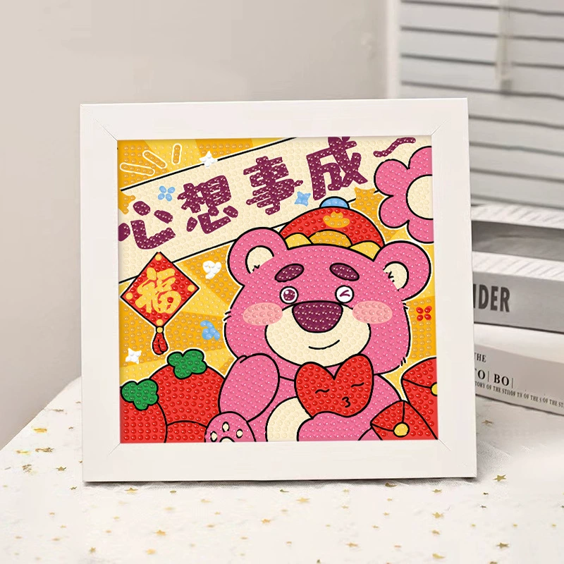 Набор для алмазной вышивки (Sanrio) Пикачу в раме, 17×17 см, комплект для полного стежка DIY