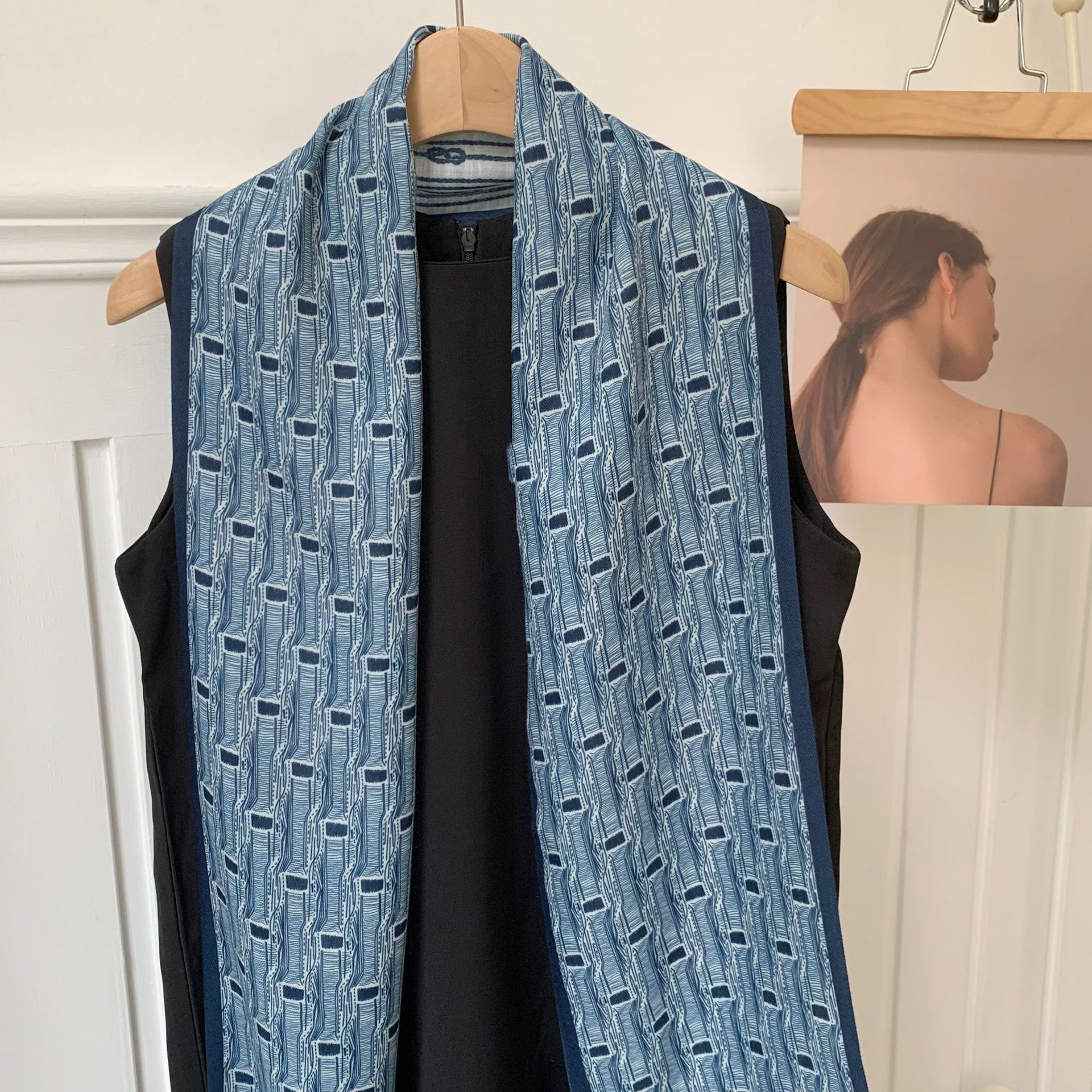 Pañuelo de seda, tira larga, sentido avanzado, nuevo estilo, bufanda pequeña para el cuello, pañuelo floral, cinturón de decoración literaria de todo fósforo pastoral femenino de verano